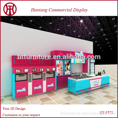 ice cream shop design 15x12 feet